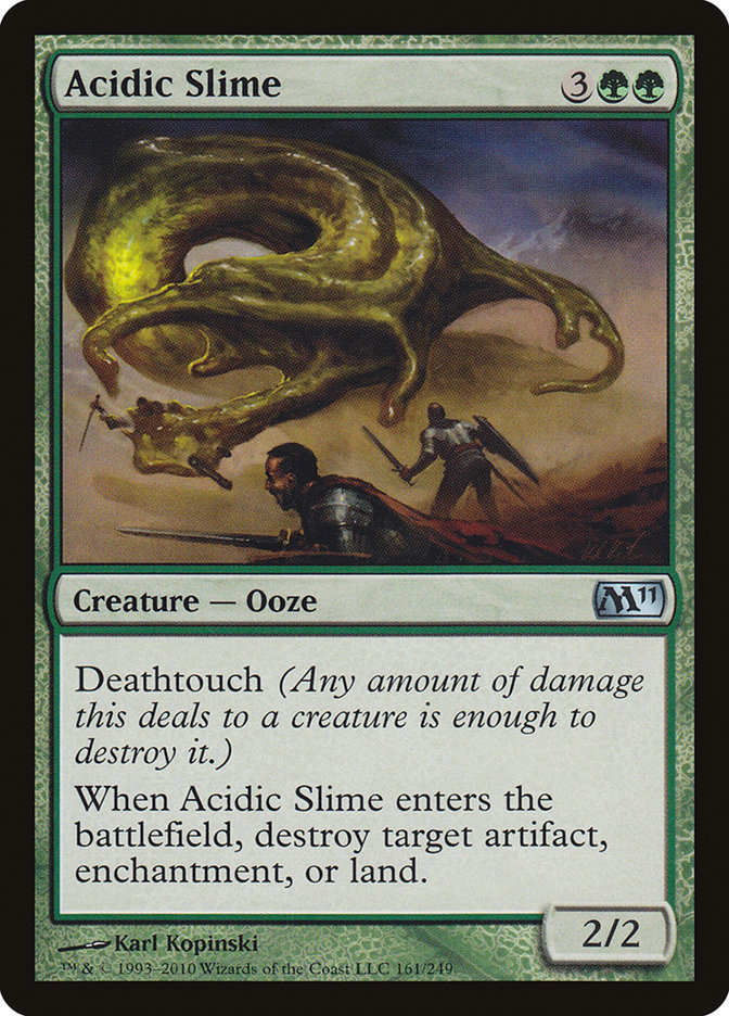 Acidic Slime [Core Set 2011] [Foil]