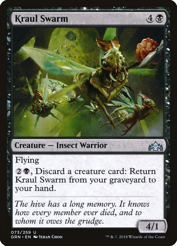 Kraul Swarm [Guilds of Ravnica] [Foil]