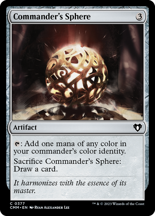 Commander's Sphere [Commander Masters] [Foil]
