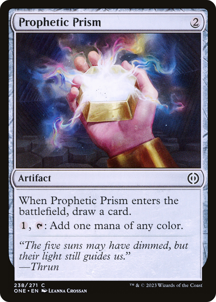 Prophetic Prism [Phyrexia: All Will Be One] [Foil]