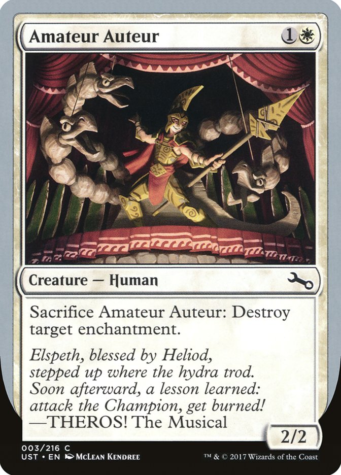 Amateur Auteur (THEROS! The Musical) [Unstable] [Foil]