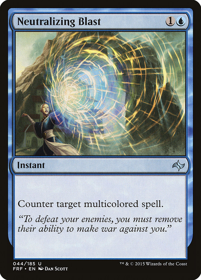 Neutralizing Blast [Fate Reforged] [Foil]