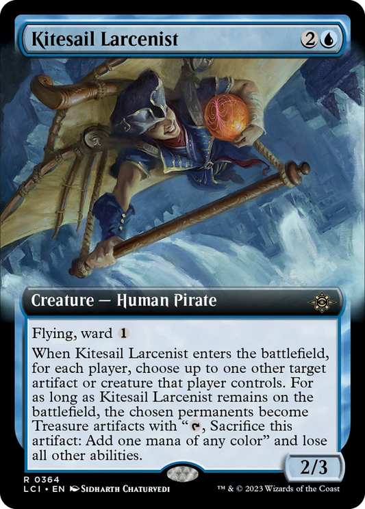 Kitesail Larcenist (Extended Art) [The Lost Caverns of Ixalan] [Foil]