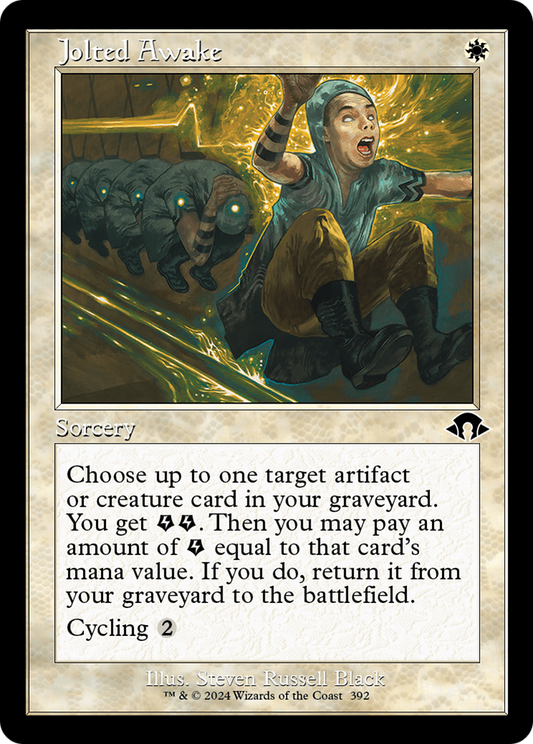 Jolted Awake (Retro Frame) [Modern Horizons 3] [Foil]