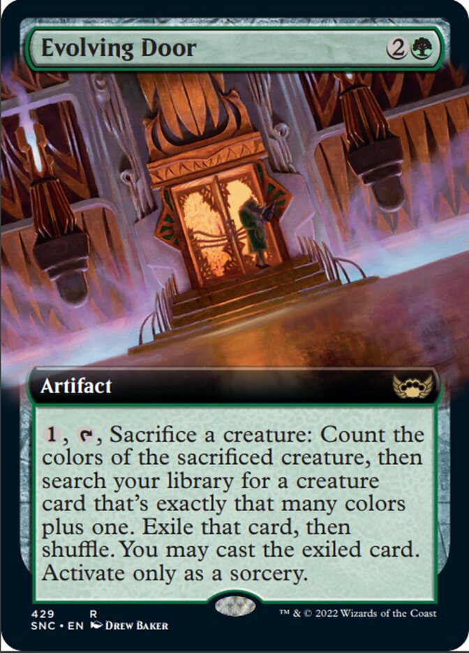 Evolving Door (Extended Art) [Streets of New Capenna] [Foil]