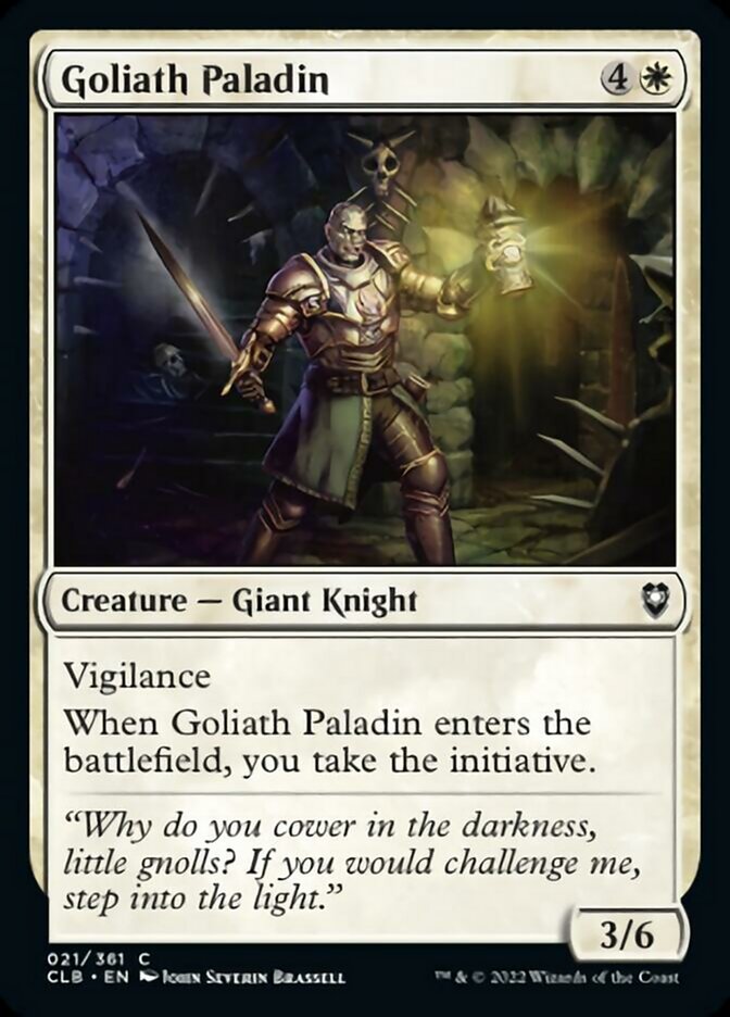 Goliath Paladin [Commander Legends: Battle for Baldur's Gate] [Foil]