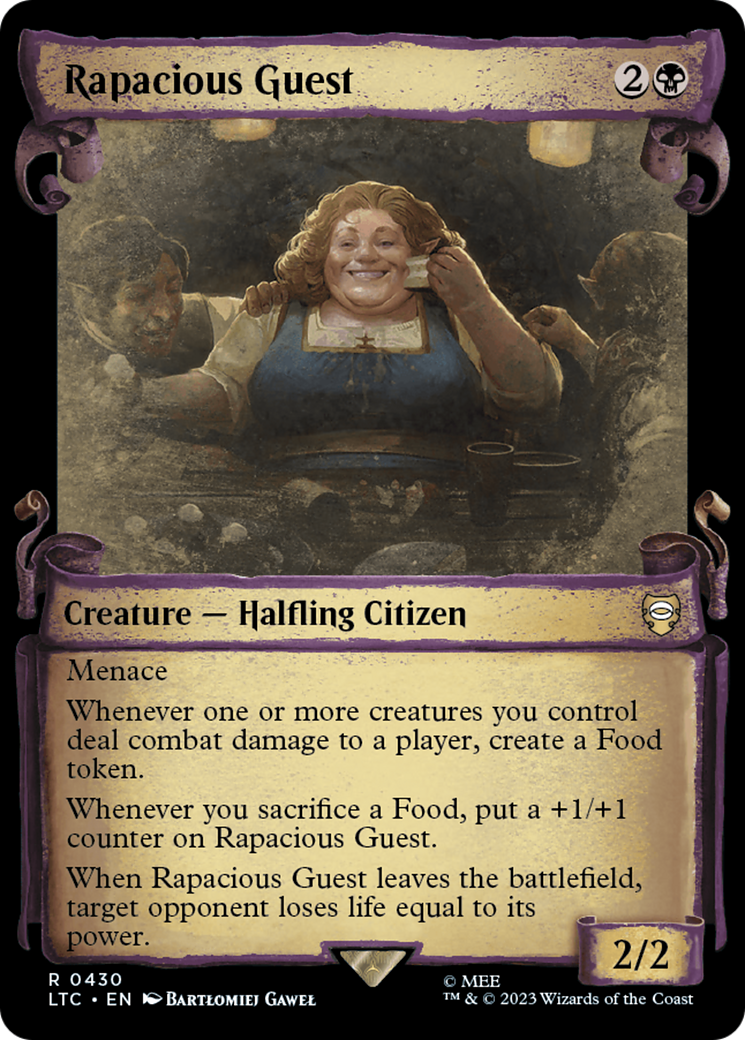 Rapacious Guest [The Lord of the Rings: Tales of Middle-Earth Commander Showcase Scrolls] [Foil]
