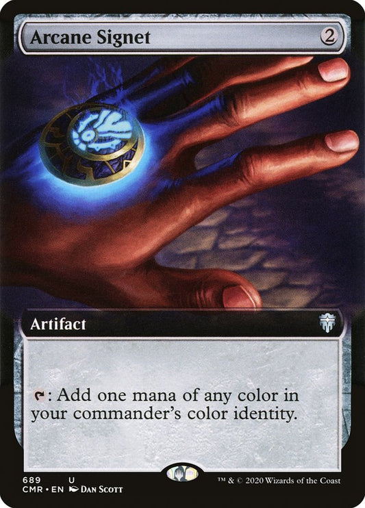 Arcane Signet (Extended Art) [Commander Legends] [Foil]
