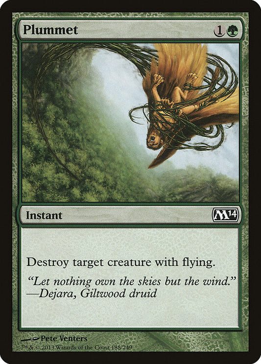 Plummet [Core Set 2014] [Foil]
