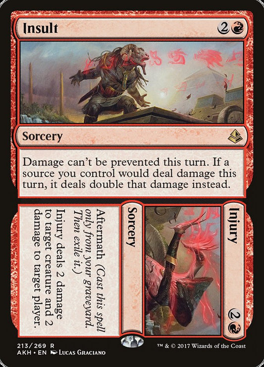 Insult // Injury [Amonkhet] [Foil]
