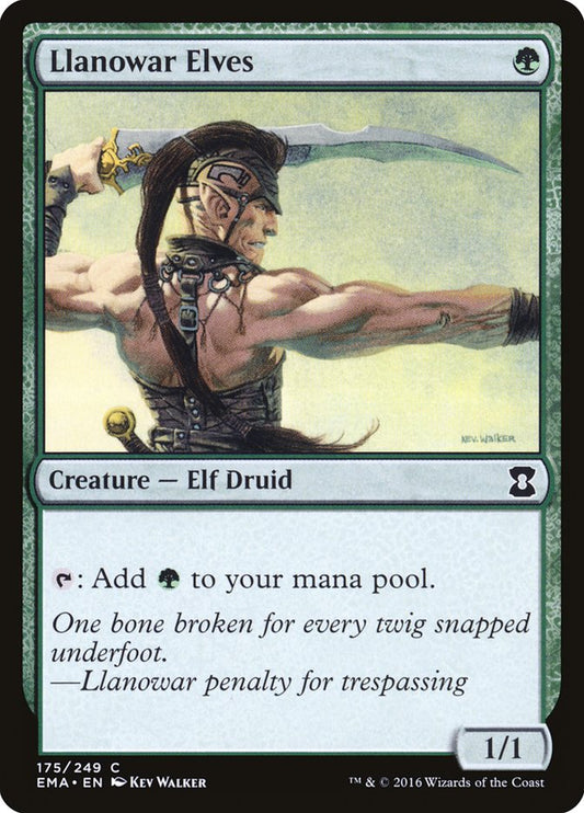 Llanowar Elves [Eternal Masters] [Foil]