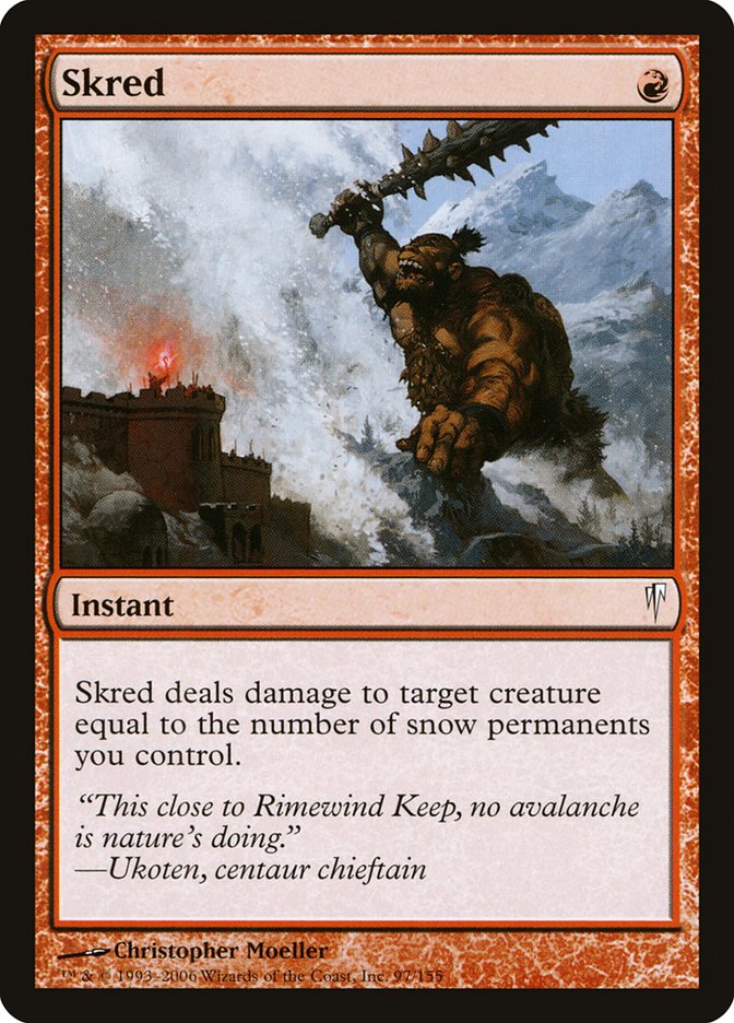 Skred [Coldsnap] [Foil]