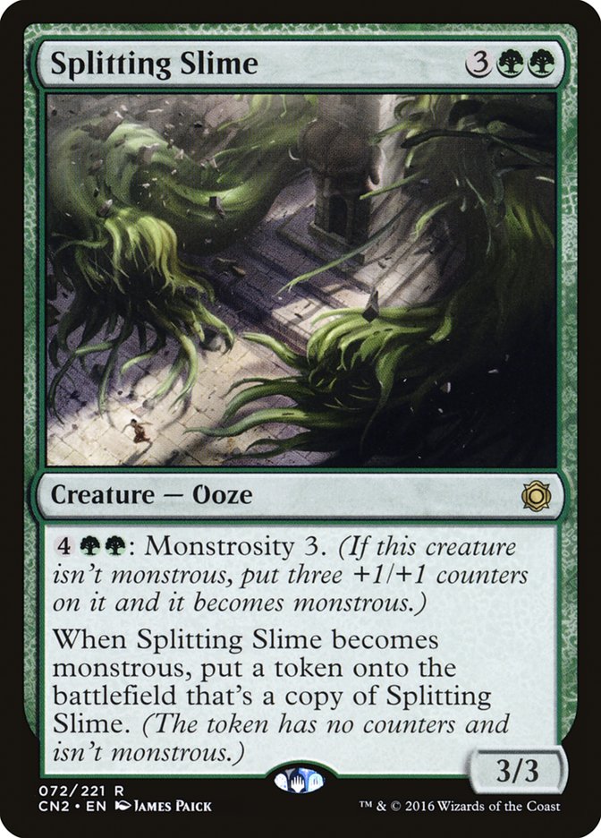 Splitting Slime [Conspiracy: Take the Crown] [Foil]