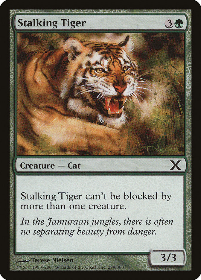 Stalking Tiger [Tenth Edition] [Foil]