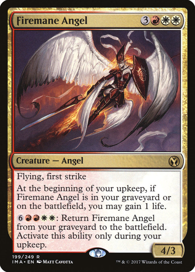 Firemane Angel [Iconic Masters] [Foil]