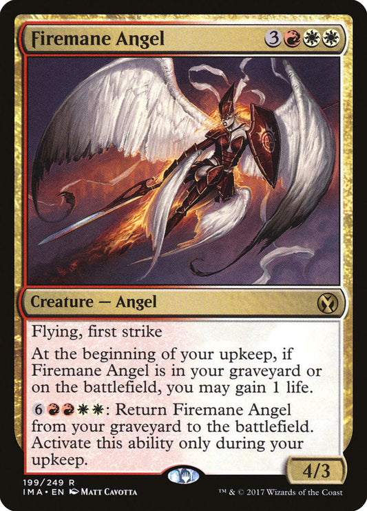 Firemane Angel [Iconic Masters] [Foil]