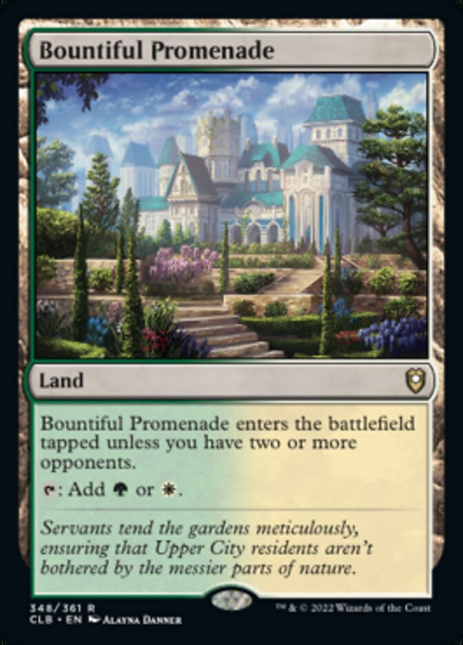 Bountiful Promenade [Commander Legends: Battle for Baldur's Gate] [Foil]