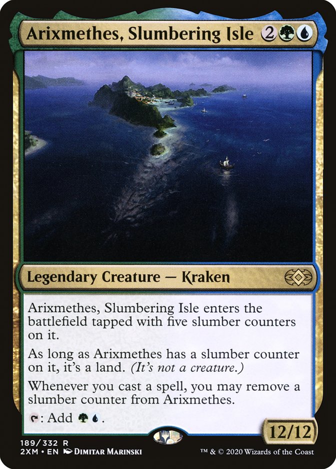 Arixmethes, Slumbering Isle [Double Masters] [Foil]
