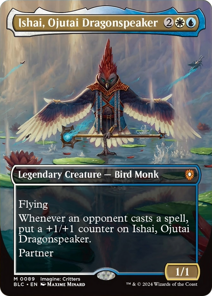 Ishai, Ojutai Dragonspeaker (Borderless) [Bloomburrow Commander] [Foil]