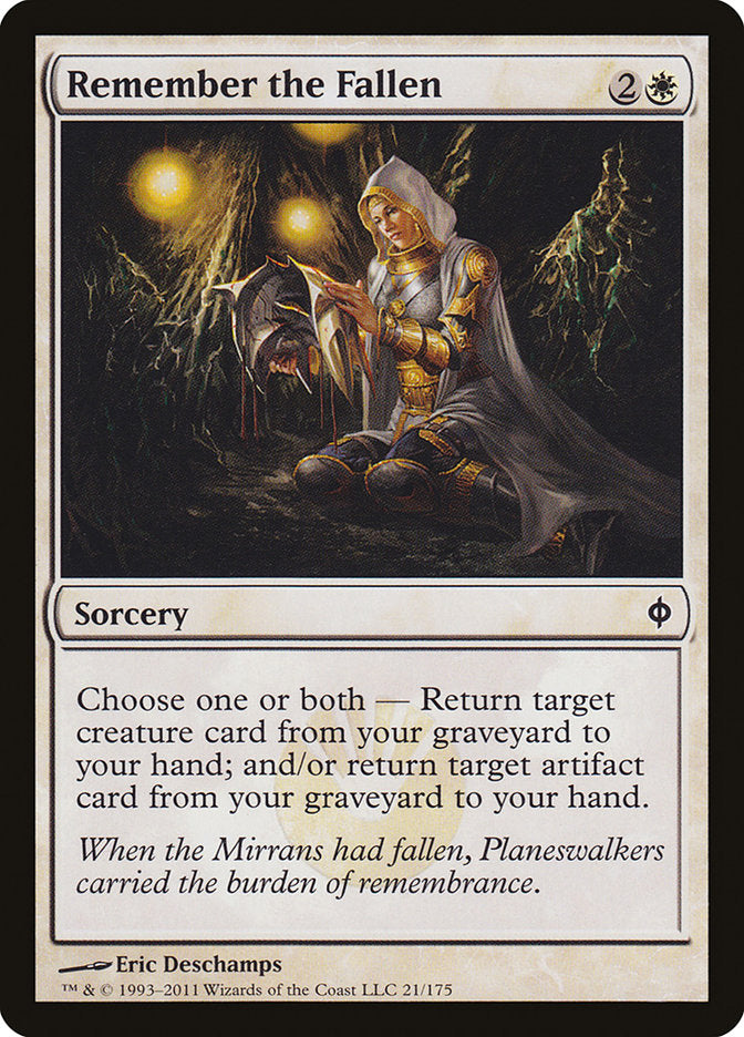 Remember the Fallen [New Phyrexia] [Foil]
