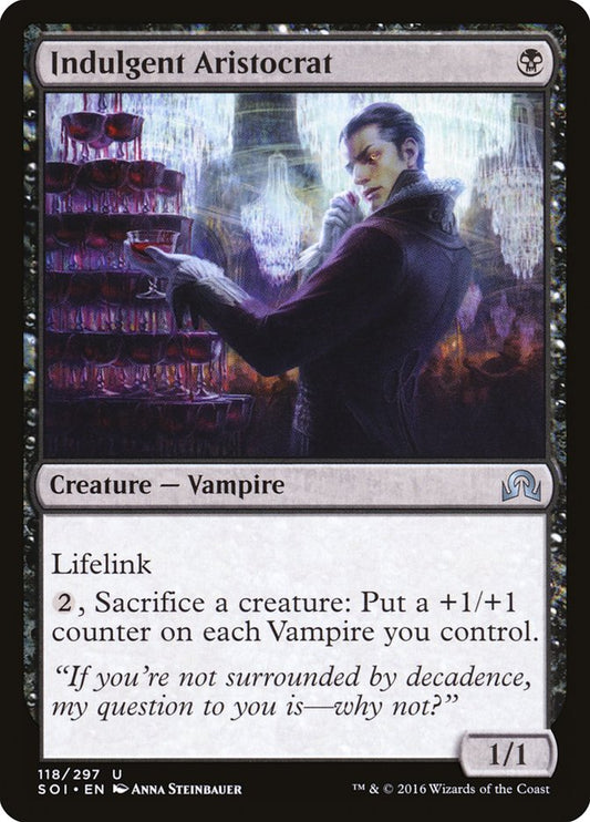Indulgent Aristocrat [Shadows over Innistrad] [Foil]
