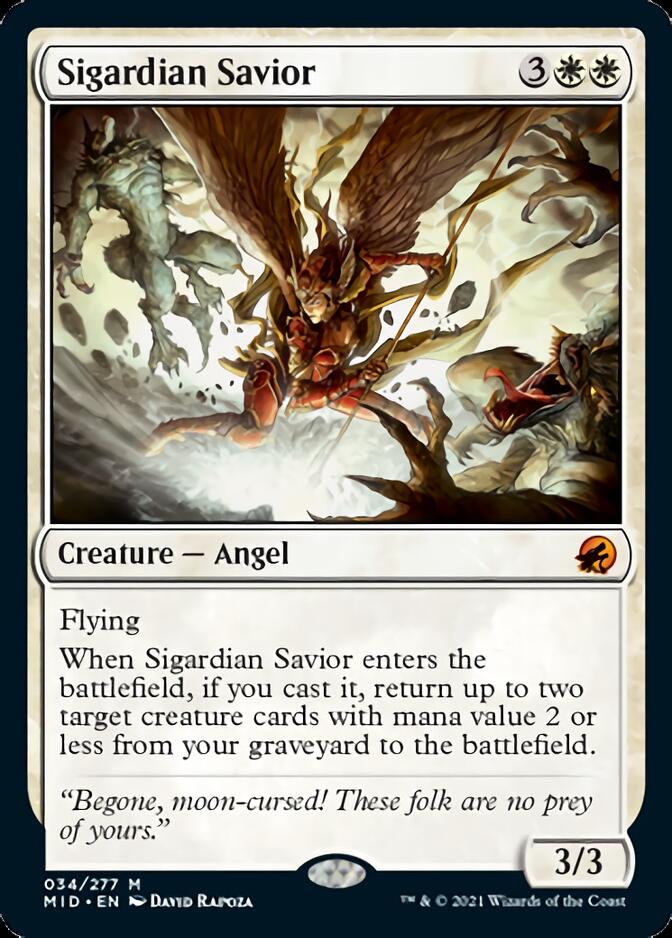 Sigardian Savior [Innistrad: Midnight Hunt] [Foil]