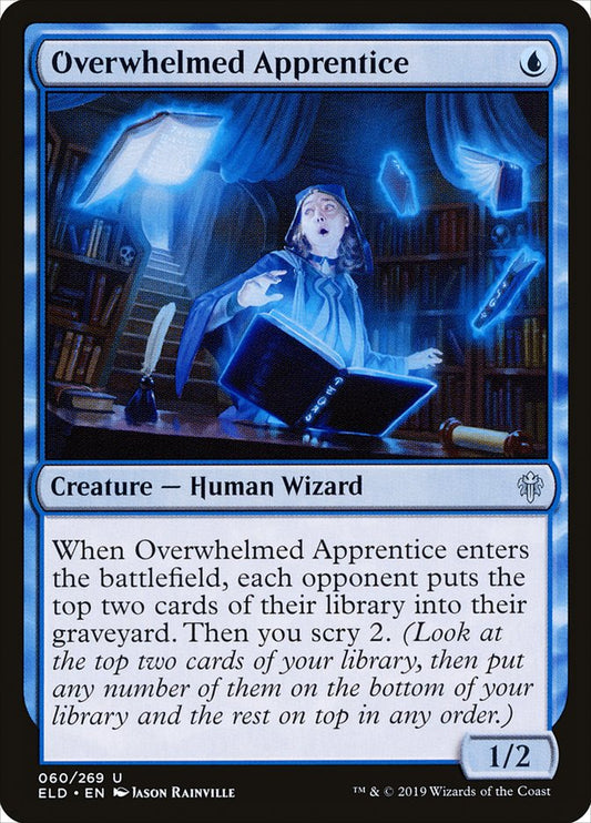 Overwhelmed Apprentice [Throne of Eldraine] [Foil]