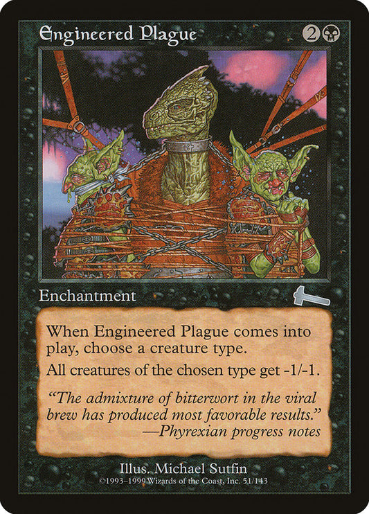 Engineered Plague [Urza's Legacy] [Foil]