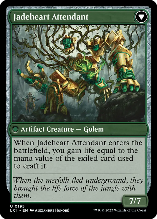 Jade Seedstones // Jadeheart Attendant [The Lost Caverns of Ixalan]
