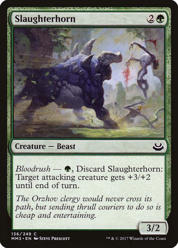 Slaughterhorn [Modern Masters 2017] [Foil]
