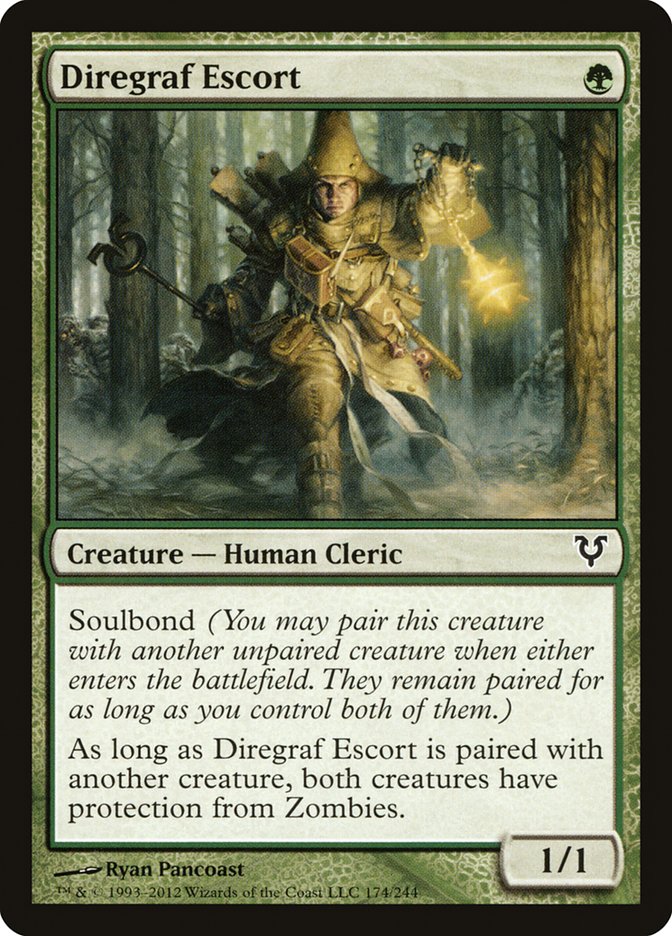 Diregraf Escort [Avacyn Restored] [Foil]