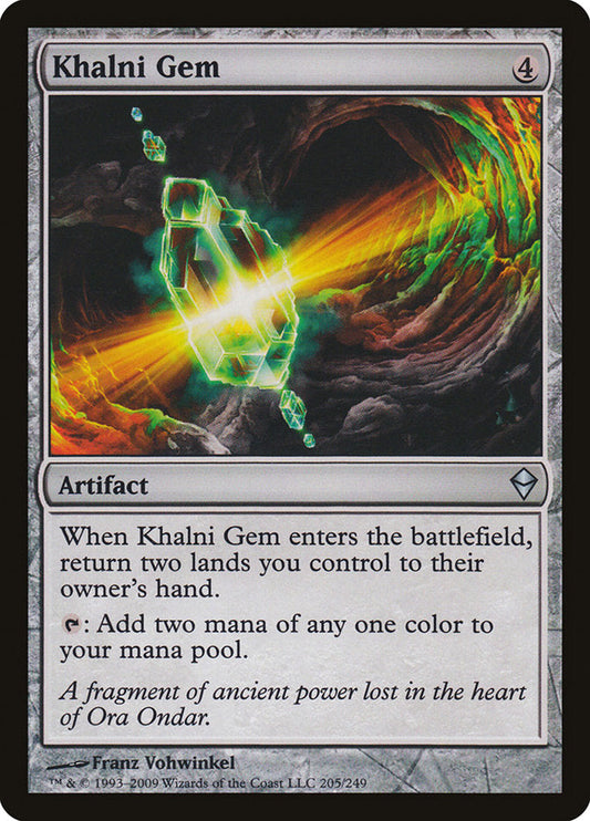 Khalni Gem [Zendikar] [Foil]