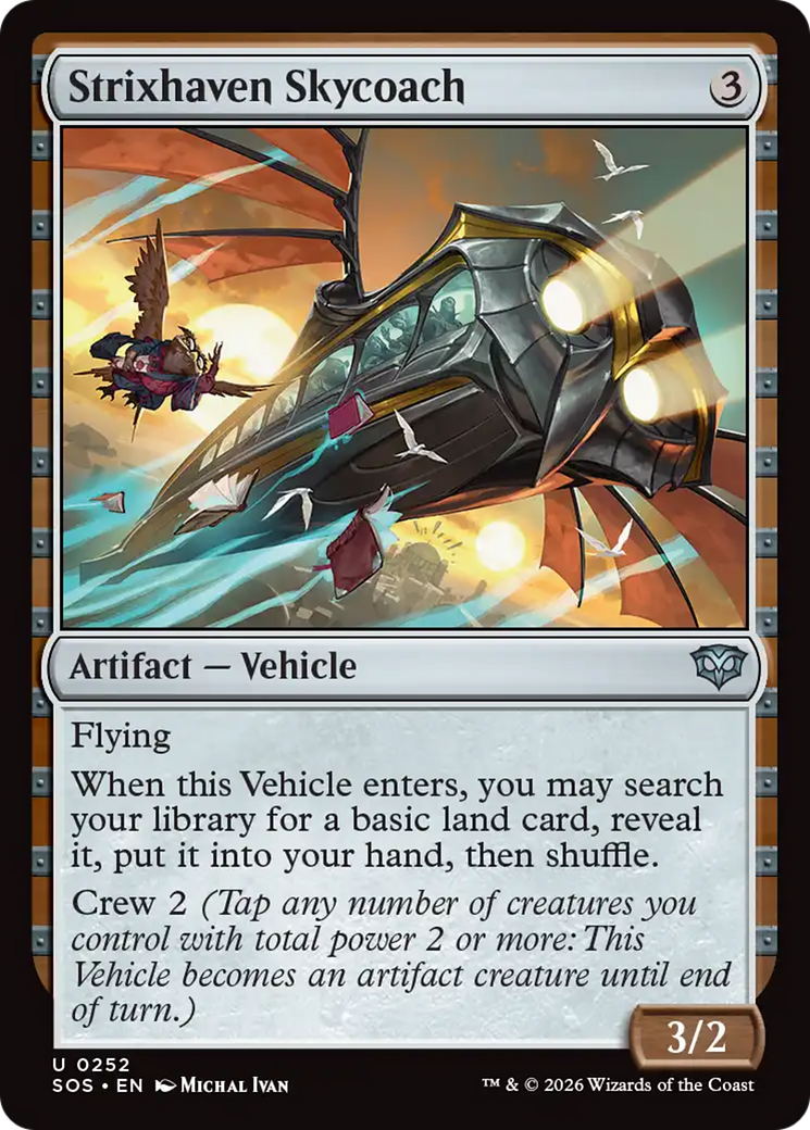 Strixhaven Skycoach [Secrets of Strixhaven] [Foil]