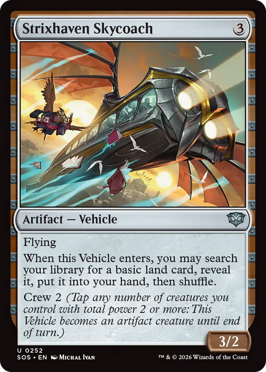 Strixhaven Skycoach [Secrets of Strixhaven] [Foil]