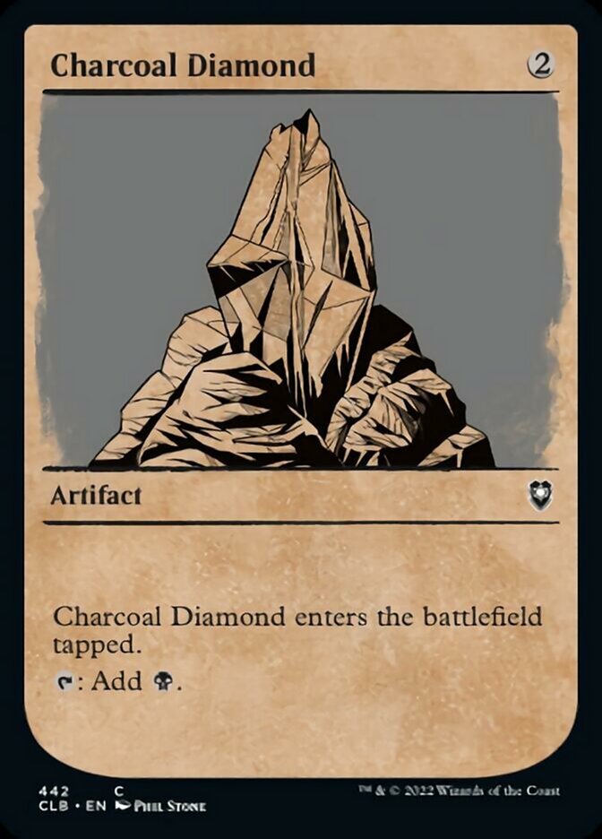 Charcoal Diamond (Showcase) [Commander Legends: Battle for Baldur's Gate] [Foil]