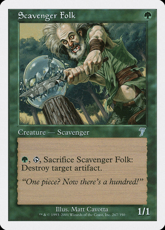 Scavenger Folk [Seventh Edition] [Foil]