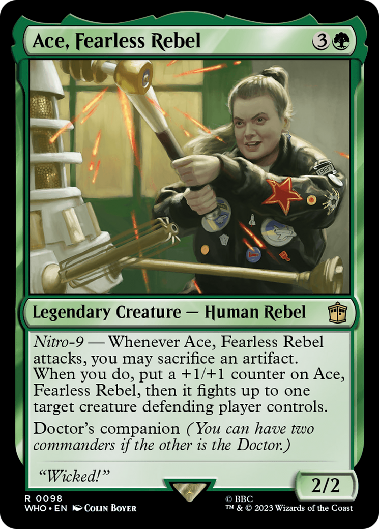 Ace, Fearless Rebel [Doctor Who] [Foil]