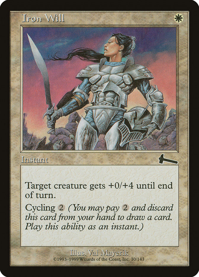 Iron Will [Urza's Legacy] [Foil]