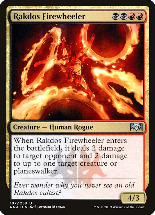 Rakdos Firewheeler [Ravnica Allegiance] [Foil]