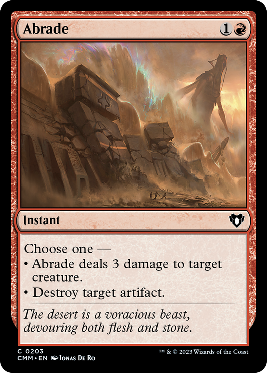 Abrade [Commander Masters] [Foil]