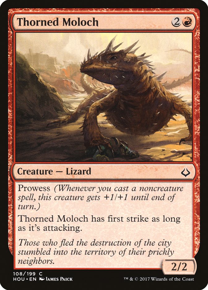 Thorned Moloch [Hour of Devastation] [Foil]