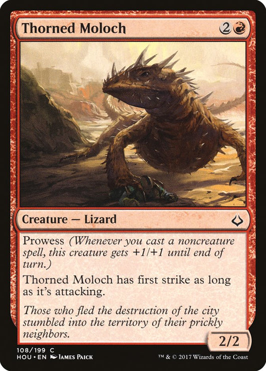 Thorned Moloch [Hour of Devastation] [Foil]