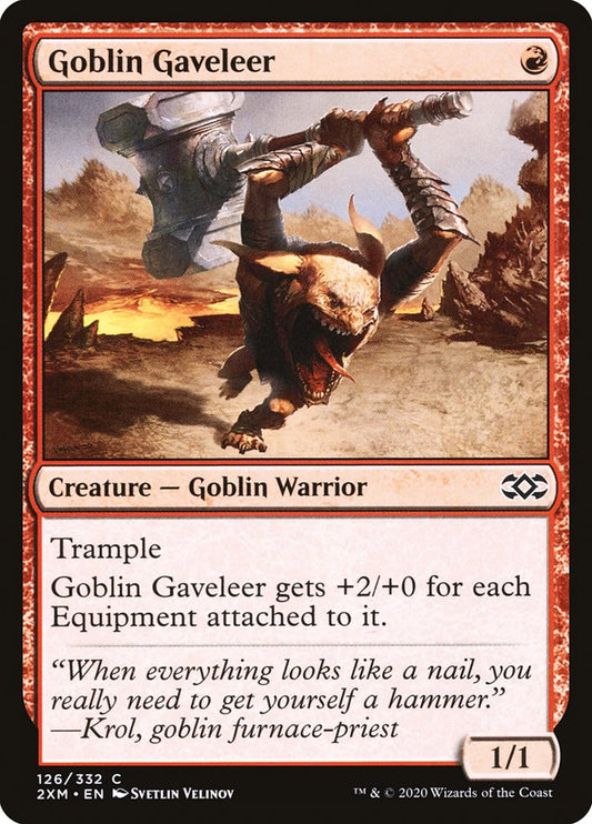 Goblin Gaveleer [Double Masters] [Foil]
