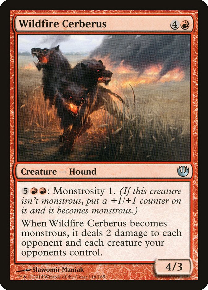Wildfire Cerberus [Journey into Nyx] [Foil]