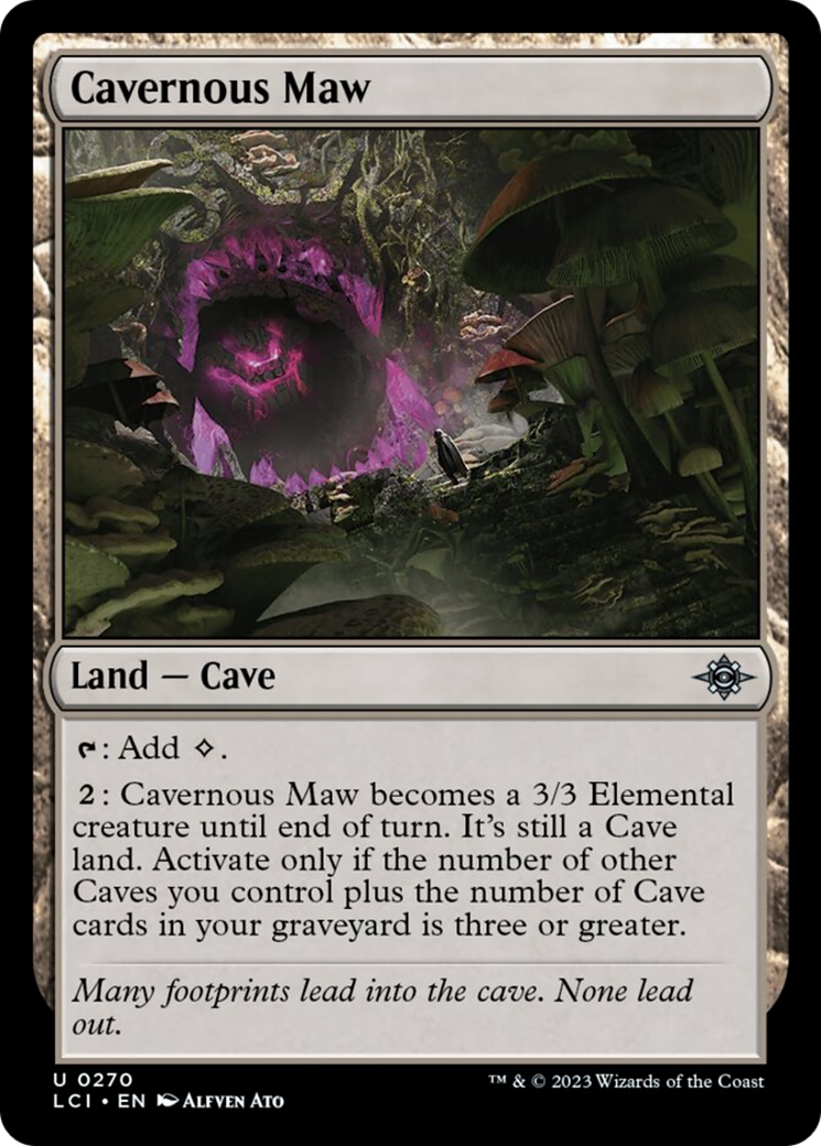Cavernous Maw [The Lost Caverns of Ixalan] [Foil]
