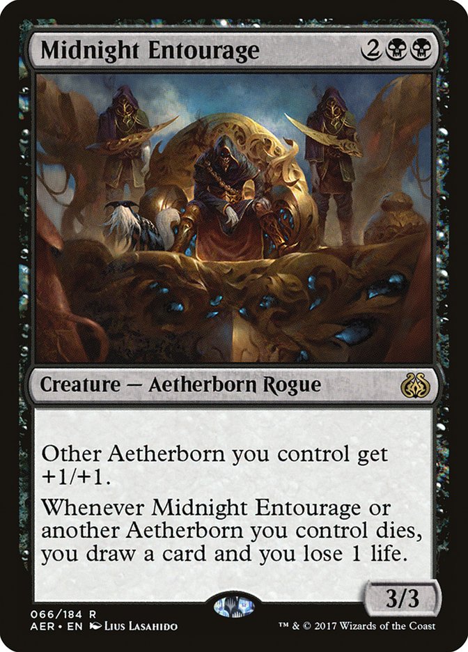 Midnight Entourage [Aether Revolt] [Foil]