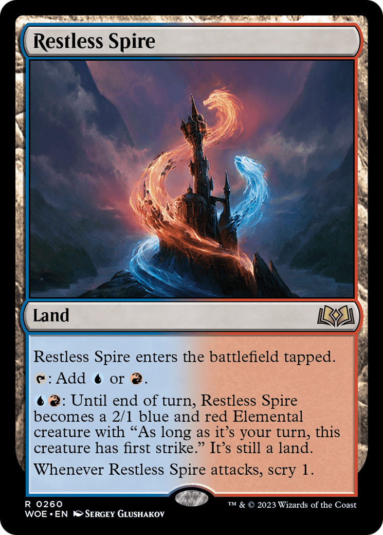 Restless Spire [Wilds of Eldraine] [Foil]