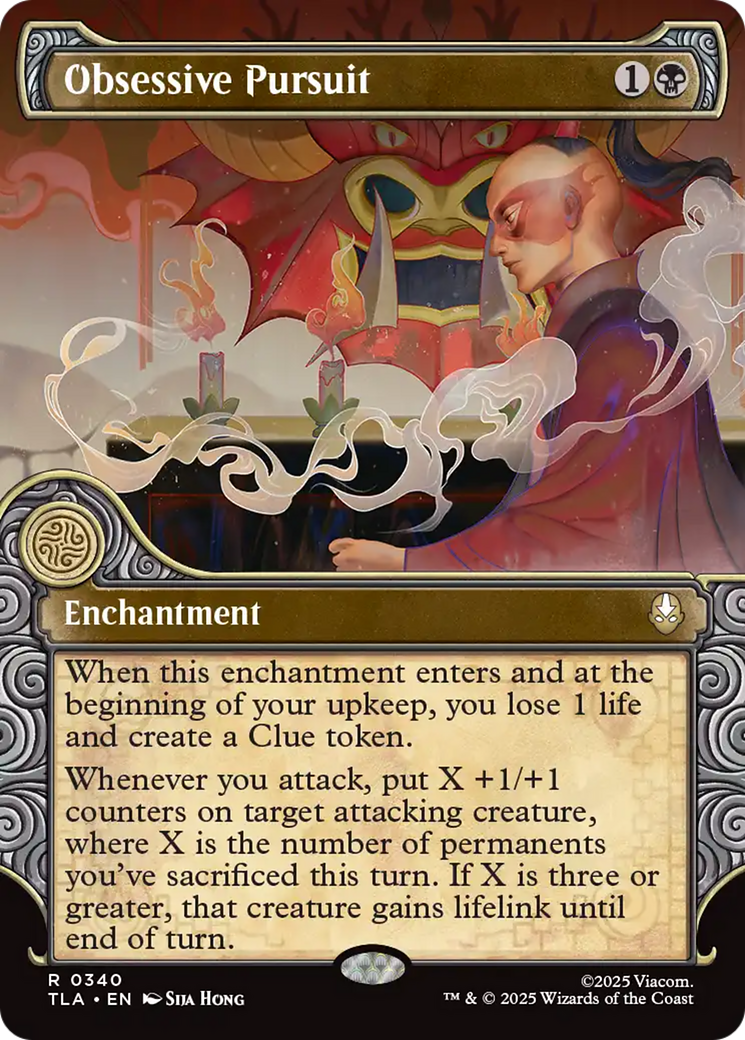 Obsessive Pursuit (Showcase) [Avatar: The Last Airbender] [Foil]