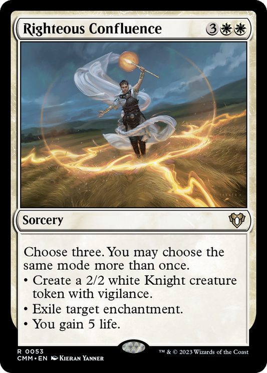 Righteous Confluence [Commander Masters] [Foil]