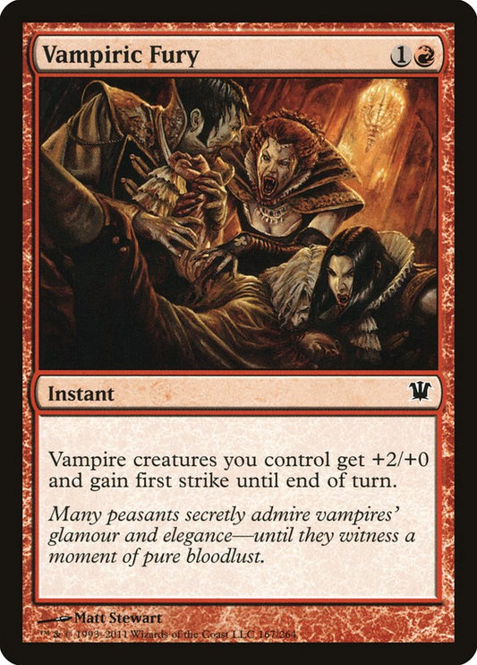 Vampiric Fury [Innistrad] [Foil]